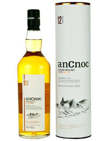 AnCnoc 12 Year Old - Single Malt Scotch Whisky - Rosato Vini